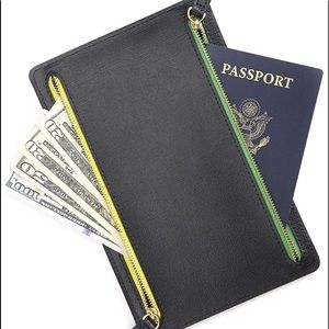Slim travel wallet, organizer